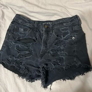 American Eagle shorts! I bought them a couple months ago, and wore them once.
